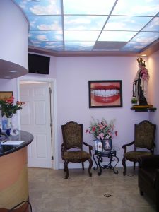 waiting area for dental implants in coral springs